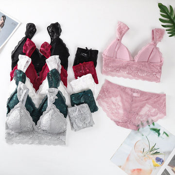 (Pack of 8) Women's Bra Panty Lingerie Set for Girl's | BP-02