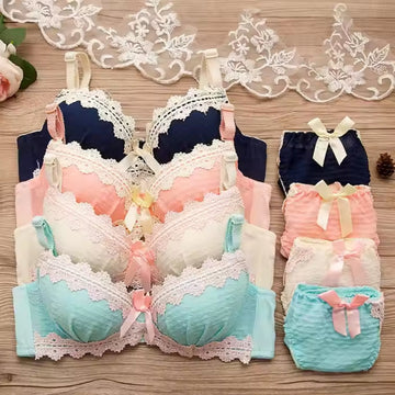 (Pack of 8) Women's Bra Panty Lingerie Set for Girl's | BP-01