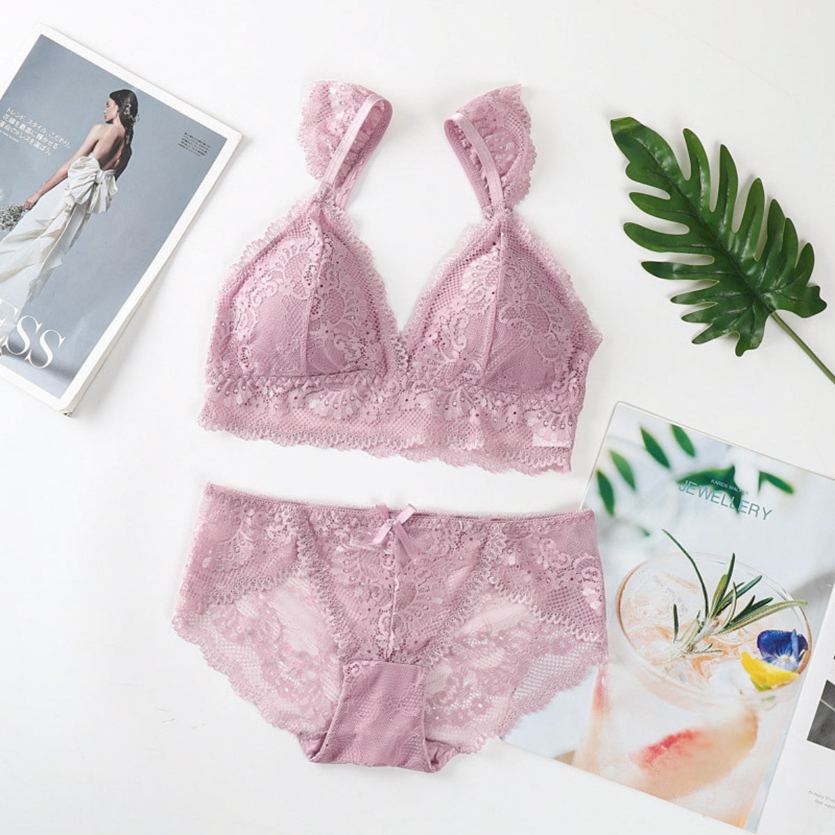 (Pack of 8) Women's  Bra Panty Lingerie Set for Girl's | BP-02