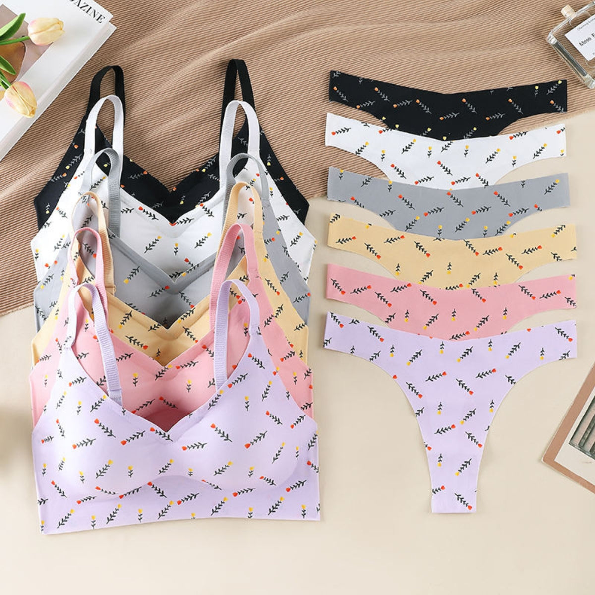 6-Piece Lingerie Set Sale: Comfort, Style, and Savings | LS-015