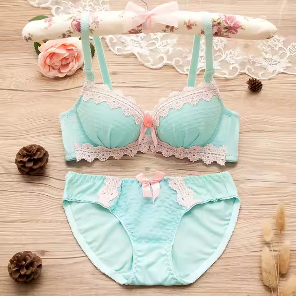 (Pack of 8) Women's  Bra Panty Lingerie Set for Girl's | BP-01