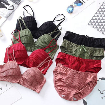 (Pack of 8) Women's  Bra Panty Lingerie Set for Girl's | BP-07