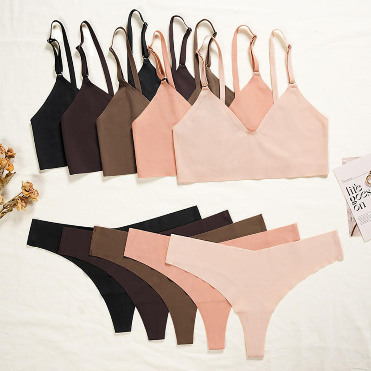 6-Piece Lingerie Set Sale: Comfort, Style, and Savings | LS-16