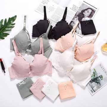 (Pack of 8) Women's  Bra Panty Lingerie Set for Girl's | BP-06