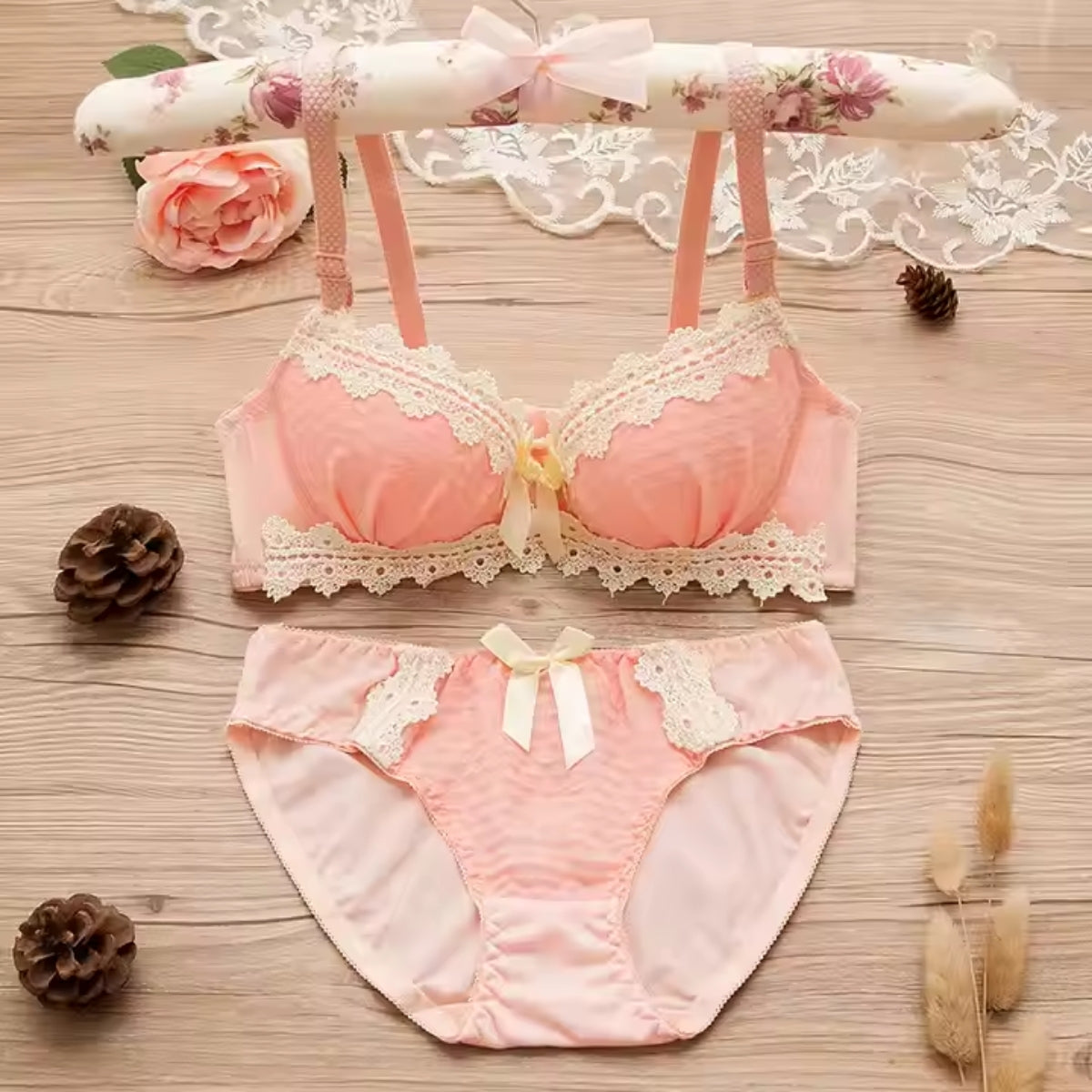(Pack of 8) Women's  Bra Panty Lingerie Set for Girl's | BP-01
