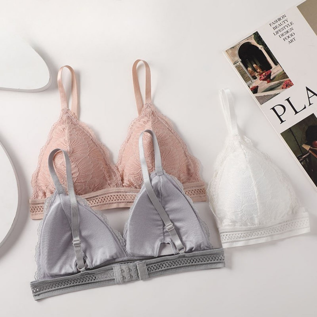 (Pack of 8) Women's  Bra Panty Lingerie Set for Girl's | BP-05