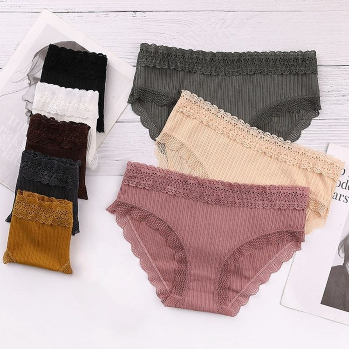 (Pack of 8) Women's  Bra Panty Lingerie Set for Girl's | BP-03